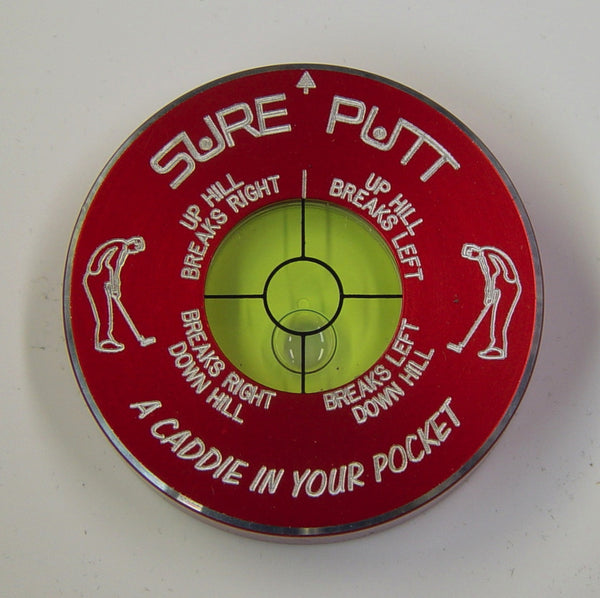 Sure Putt Pro Golf Green Reader - Red