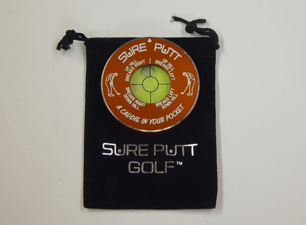 Sure Putt Pro Golf Green Reader - Red Poker Chip